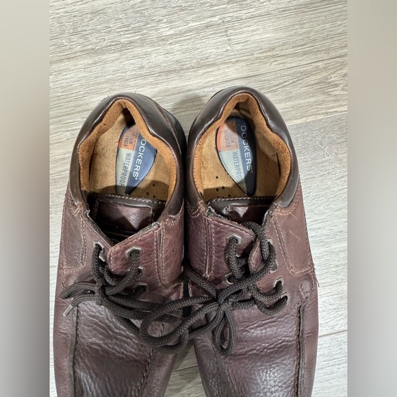 Dockers Stain Defender Mens Brown Lace Up Oxfords Brown Leather Size Mens 8 - Picture 4 of 9